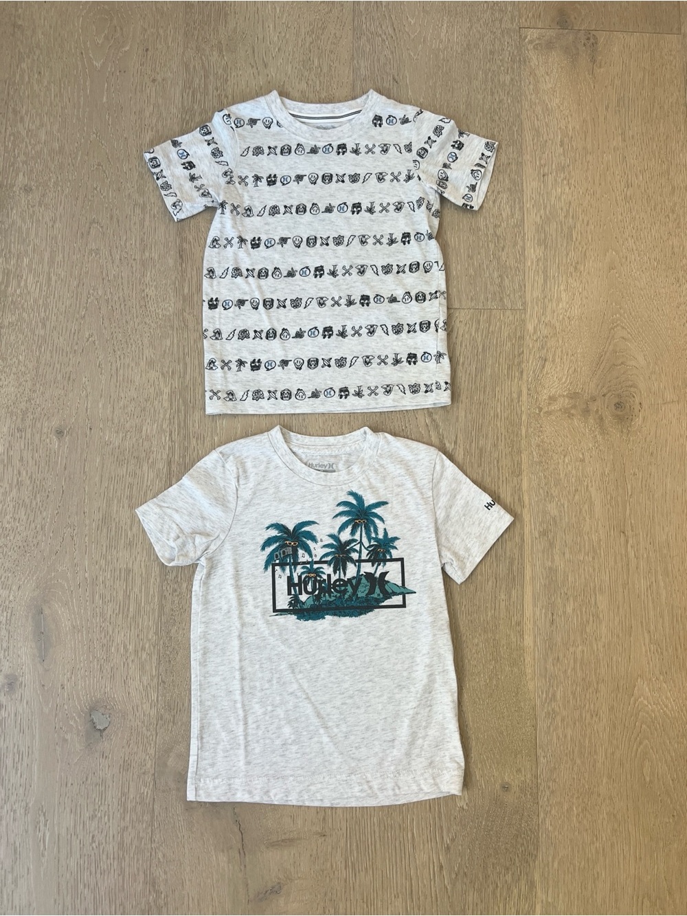 Hurley 3T Boys Shirts (2 Total) 🖤 🌊 🏄‍♂️